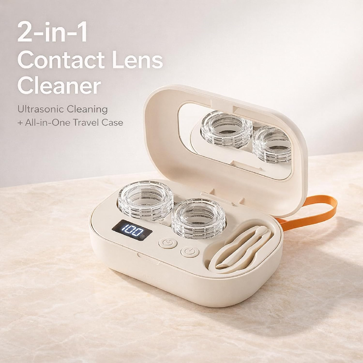 Ultrasonic Contact Lens Cleaner